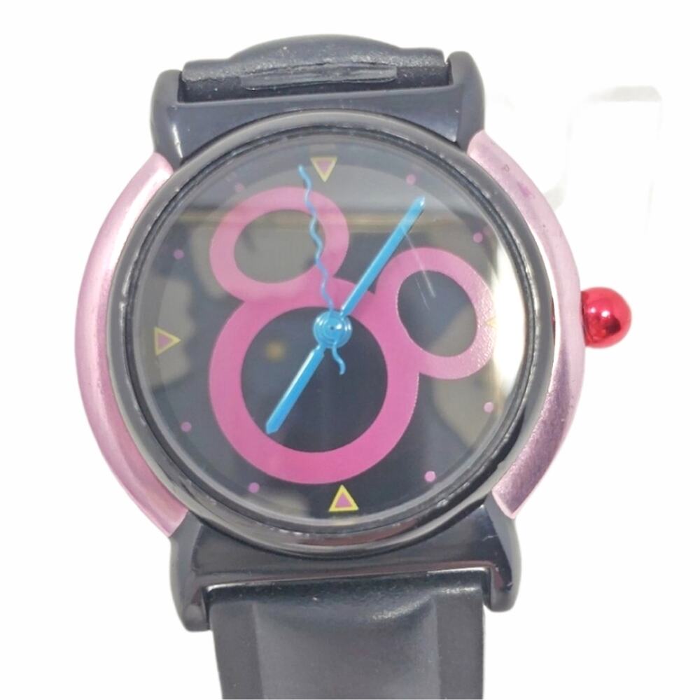 Rare Disney 90's Mickey Mouse Pink Y2K Watch H2F